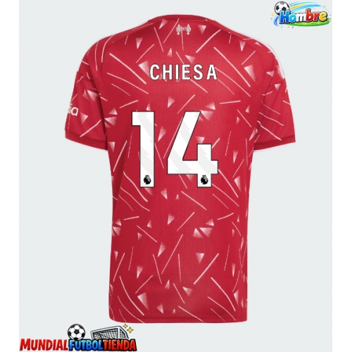 Camiseta Liverpool Federico Chiesa #14 Primera Equipación Replica 2026-27 mangas cortas